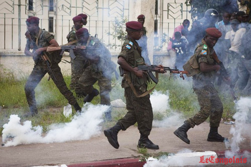 Les éléments de la Garde républicaine de la RDC