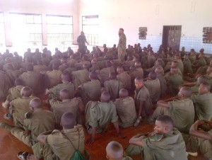 Formation à Kitona
