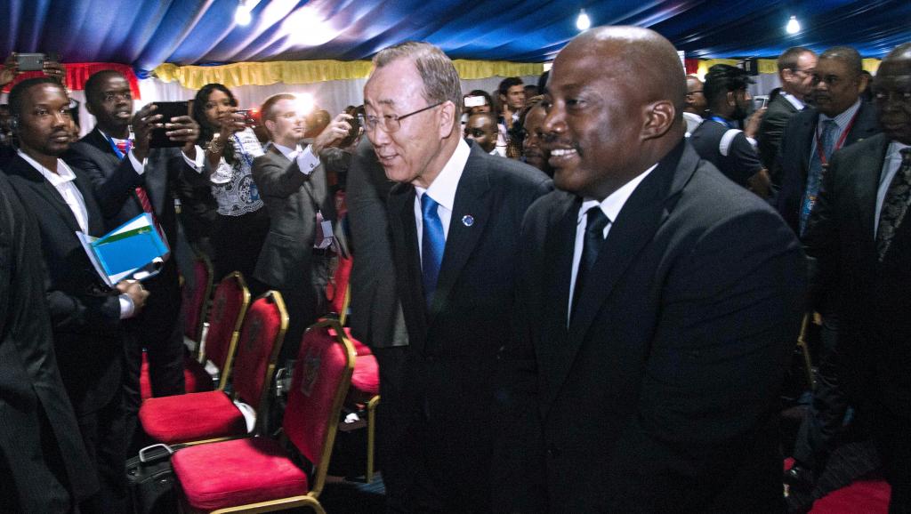 Kabila et Ban Ki-moon