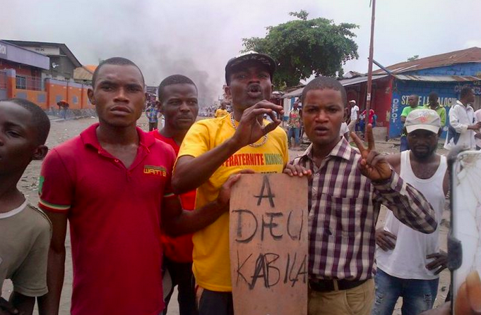 Manifestants contre Kabila