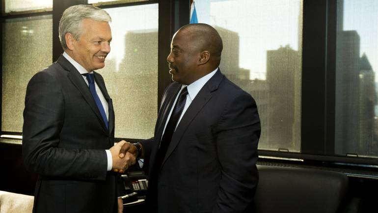 Didier reynders et J Kabila