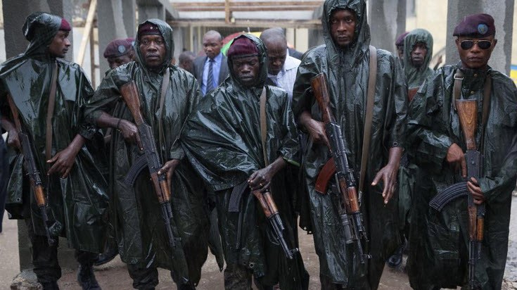 Les éléments du RSH de la GR connus sous l’appellation de Bana Mura car formés à Mura au Katanga