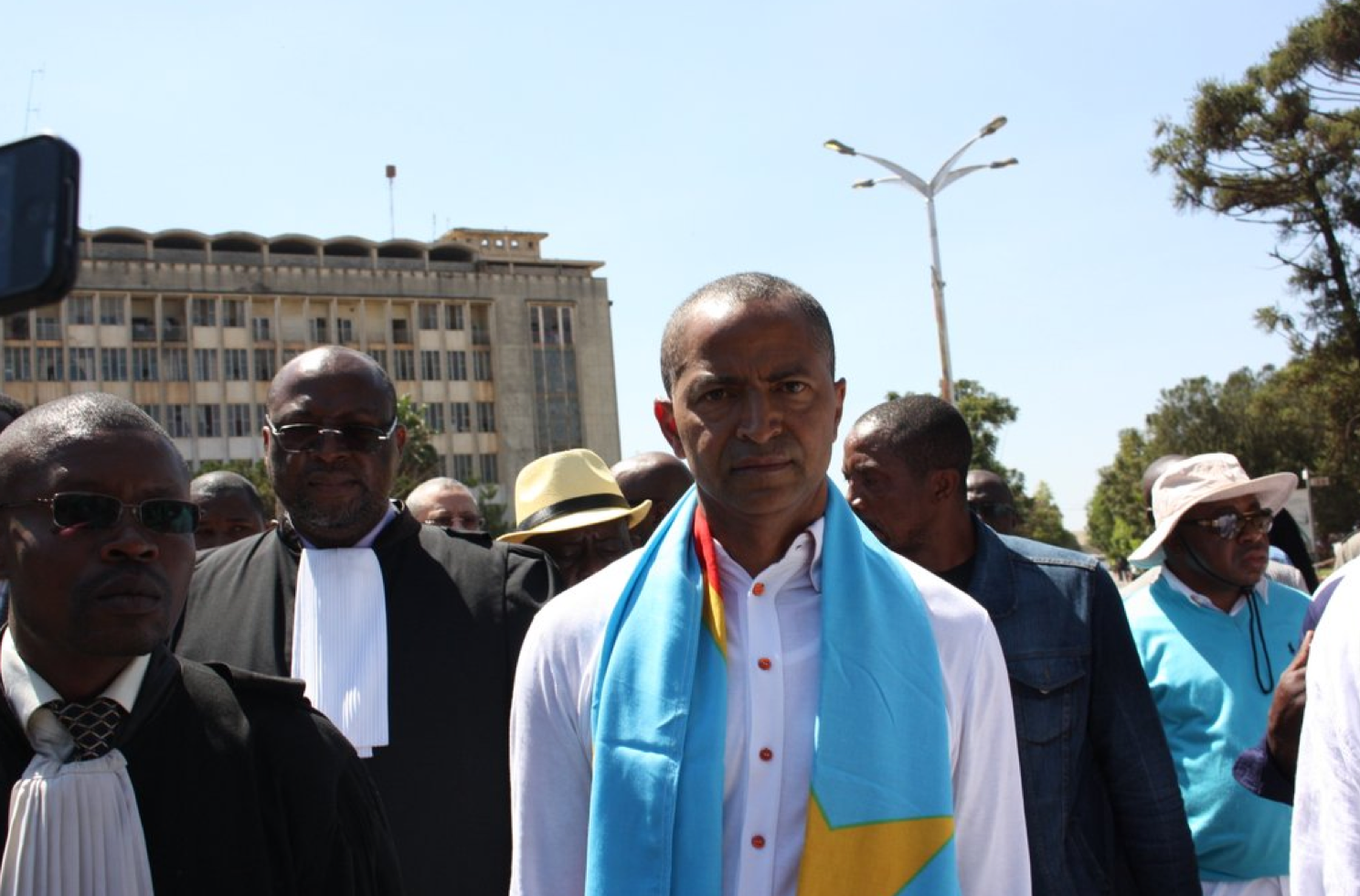 Katumbi accompagné de ses avocats
