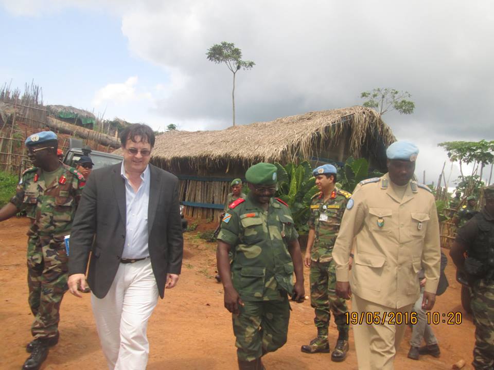 Commandant de l'Ops Sukola 1 et la monusco à Mbau