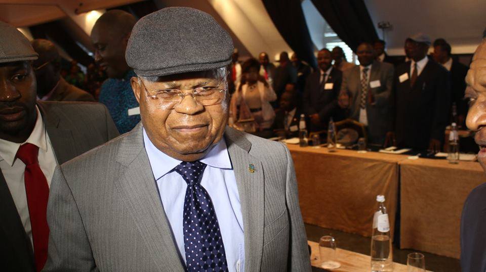 Etienne Tshisekedi lors du conclave des forces politiques et sociales acquises au changement à Genval (Bel) - Juin 2016 