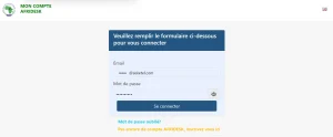 Fig 2.1 Nouvelle interface de l’espace MyAfridesk.