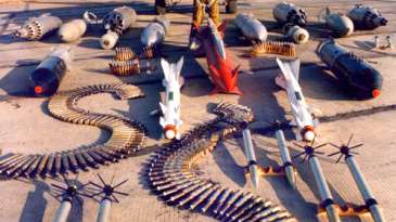 Diminution des ventes d'armes en 2011