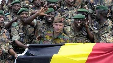 Le ministre belge de la Défense, Pieter De Crem, en visite en RD Congo