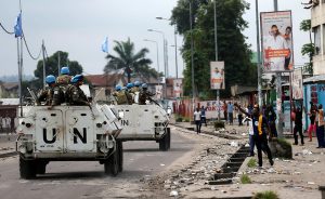 United Nations peacekeeping forces last year in Kinshasa, Democratic Republic of Congo. Thomas Mukoya / Reuters