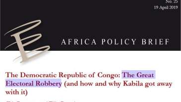 The Democratic Republic of Congo: The Great Electoral Robbery - Kris Berwouts and Filip Reyntjens