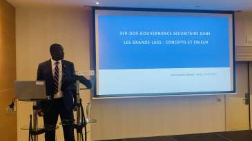 RSS en Afrique des Grands-Lacs : Séminaire de JJ Wondo aux Hautes études de sécurité et défense de Belgique