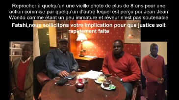 Message de soutien des congolais anciens de l’École Royale Militaire de Belgique vivant à l’étranger à leur condisciple Jean-Jean Wondo